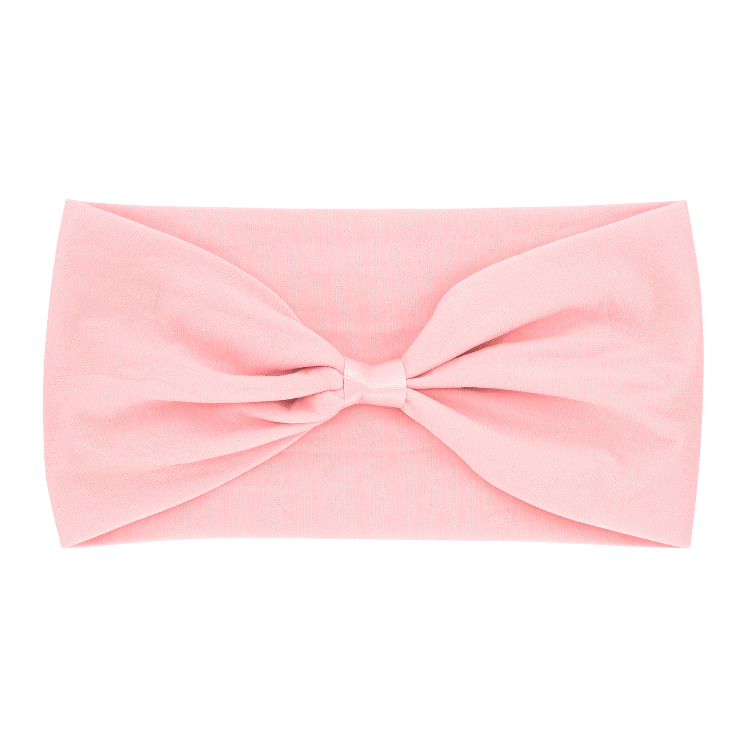 Wee Ones Light Pink Nylon Add-A-Bow Headband